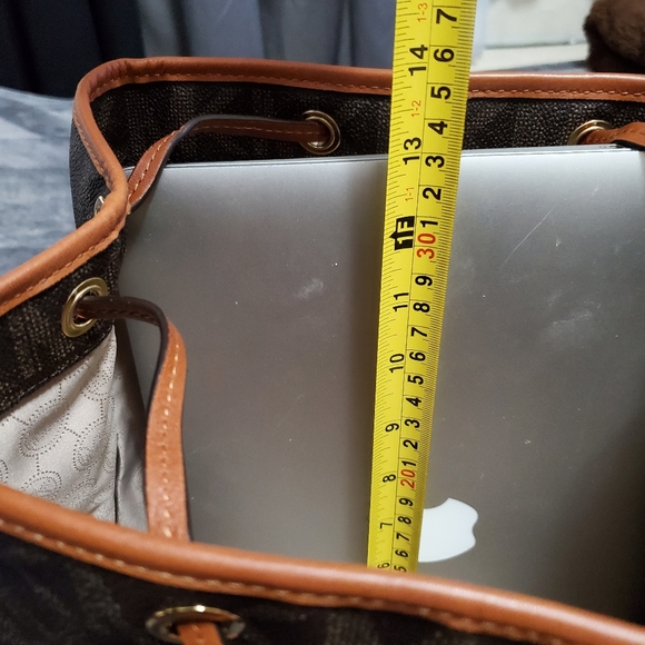 Michael Kors Brown and Tan Backpack - Picture 14 of 14